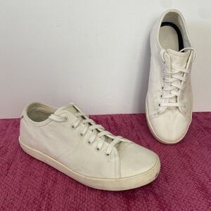 Rag & Bone Canvas Court Sneakers White Size EU 39.5/US 9.5